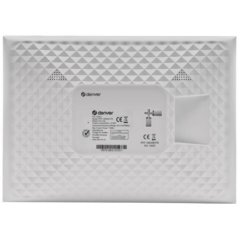 PFF-1063WHITE cornice per foto digitali Bianco 25,6 cm (10.1") Touch screen Wi-Fi - Foto 3