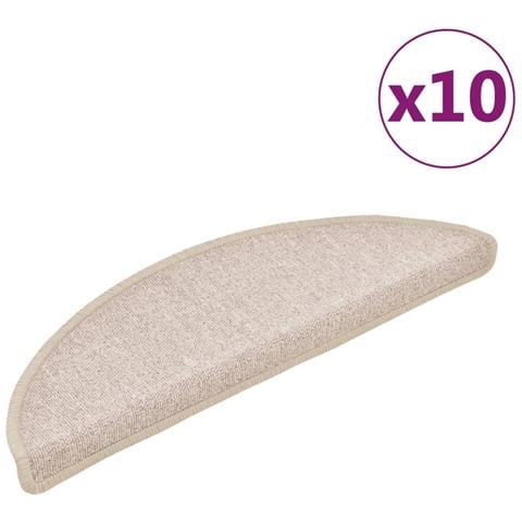 Tappetini Per Scale 10 Pz 56x20 Cm Tortora - Foto 1