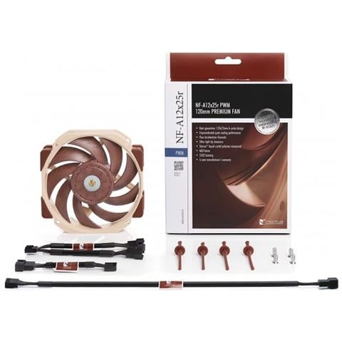 Ventola PC NF-A12X25R PWM Diametro 12 cm Colore Beige / Marrone - Foto 3