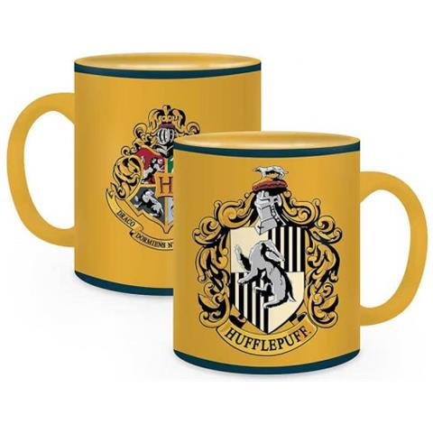 Harry Potter Hufflepuff Crest Boxed Mug - Tazza Stemma Tassorosso 400 Ml - Half Moon Bay - Foto 1