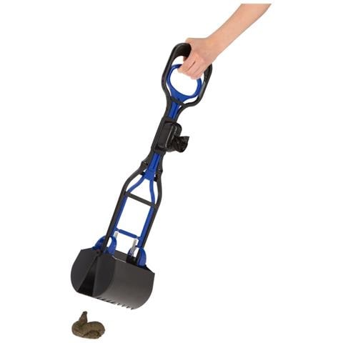Paletta Escrementi Animali Maxi Clean Up 71x13x14 Cm Blu E Nero - Foto 8