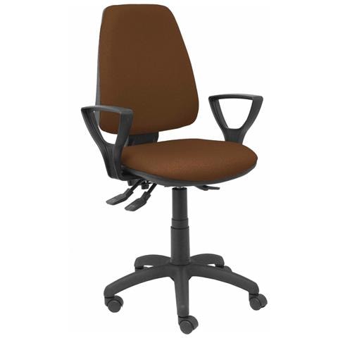 Sedia Da Ufficio 463b8rn Marrone Scuro - Foto 1