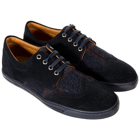 Sneakers Scozzese Con Chiusura In Pizzo Hms20206 Uomo - Foto 4