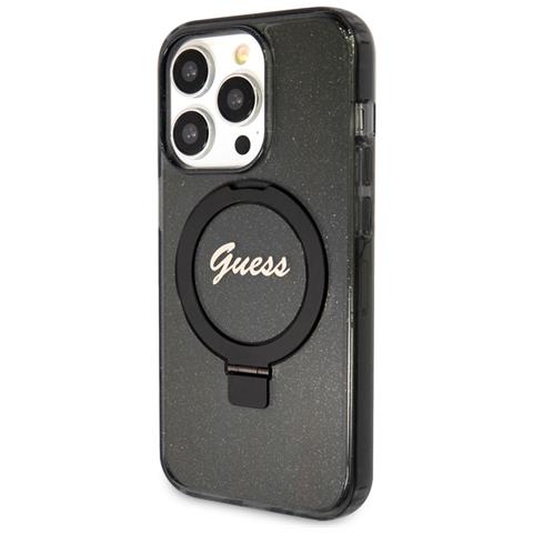 Cover Per Iphone 15 Pro Tpu Ring Stand, Nero - Foto 1