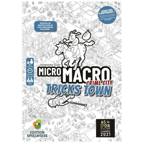 Gioco Da Tavolo - Nero - Micromacro - Crime City - Tricks Town - Foto 1