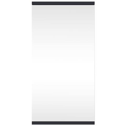 Armadietto Angolare Con Specchio Da Bagno Grigio 30x24x60 Cm - Foto 2