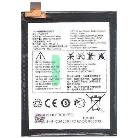 Ricambio Batteria Litio Integrata Originale Tlp034f1 Bulk Per 3 5053k 5053y - 3l 5039d - Foto 1