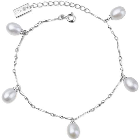 Maiko Bracciale Argento /perla Bianca - Foto 1