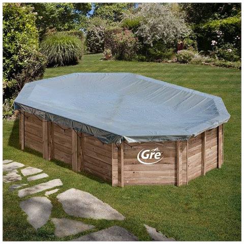 Copertura Invernale Per Piscine In Legno Da 580 G /m2 - Évora, Anice, Cardamomo - Foto 1