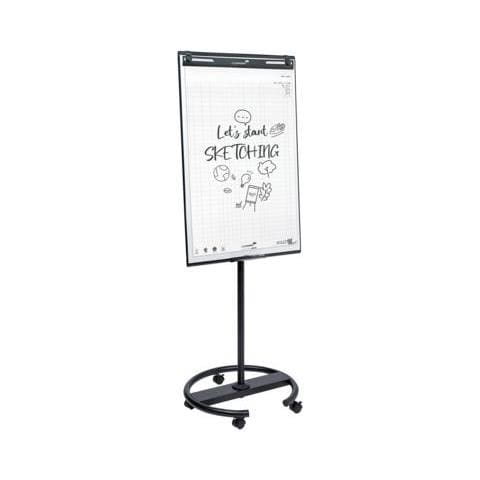 Flipchart Easy Mobile Runder Fu Mobiler Flipchart-staender (7-153210) - Foto 1