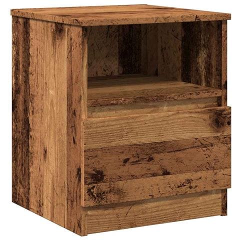 Comodino Legno Antico 40x40x50 Cm In Legno Multistrato - Foto 2