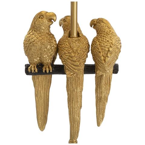 Lampada Da Terra Pappagallo 4 - Nero - Metallo - 37x37x164,5 Cm - Foto 2