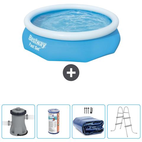 Piscina Fuori Terra - In Giro - 305x76 Cm - Blu - Include Accessori Coordinati Cb59 - Foto 1