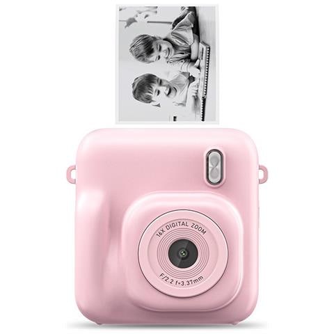 Fotocamera A Stampa Istantanea Dc506: Cattura E Stampa Ricordi Pink - Foto 2