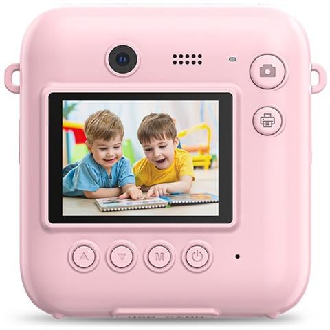 Fotocamera A Stampa Istantanea Dc506: Cattura E Stampa Ricordi Pink - Foto 4