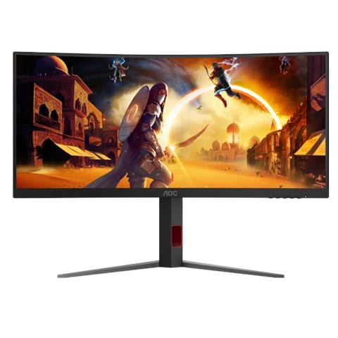 G4 Cu34g4 Monitor Pc 86,4 Cm (34'') 3440 X 1440 Pixel Wide Quad Hd Led Nero, Rosso - Foto 5