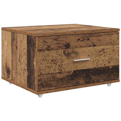 Armadio con Cassetti Legno Vecchio Truciolare Medio - Foto 1