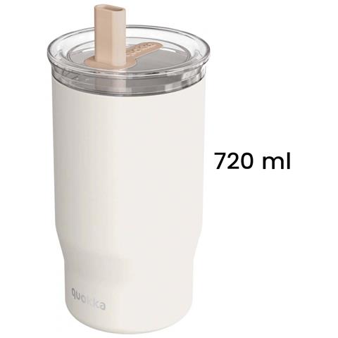 Bottiglia Termica 720ml Modello Mist Con Cannuccia Integrata, Bianco - Foto 5