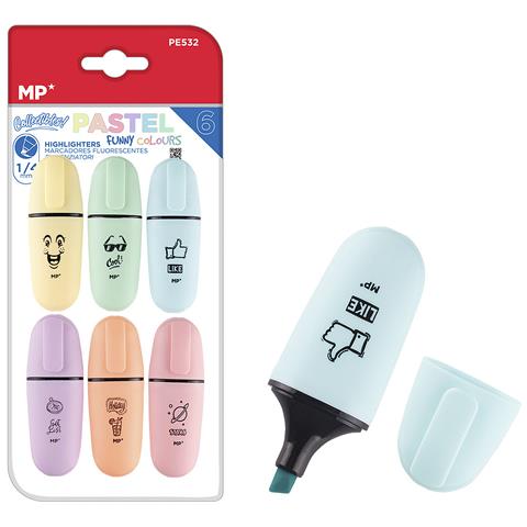 Evidenziatore Pastel Mini 6 Uds. - Foto 1