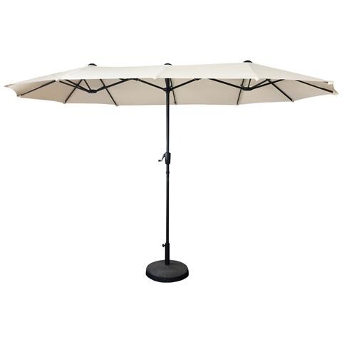 Ombrello Doppio 2x4m Linai Beige - Foto 1