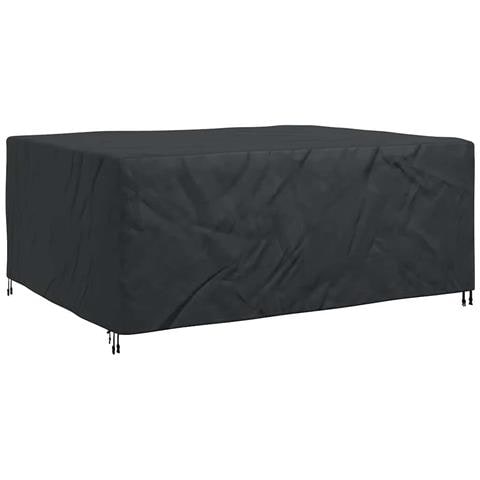 Copertura per mobili da esterno Nero 240 x 190 x 90 cm 210D - Foto 1