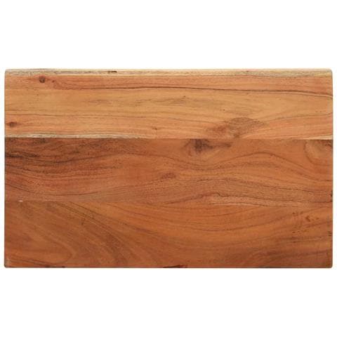 Piano Tavolo 40x30x3,8 cm Rettangolare Legno Massello Acacia - Foto 1