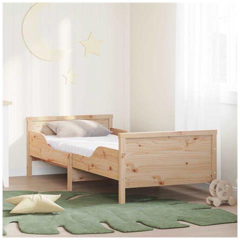 Materasso in schiuma Bianco 80 x 200 cm Tessuto - Foto 2