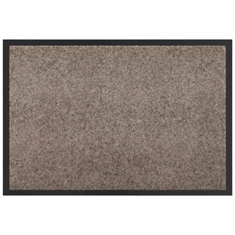 Tappetino Beige 60 x 40 x 1.2 cm Tessuto Teddy - Foto 1