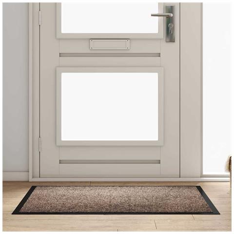 Tappetino Beige 60 x 40 x 1.2 cm Tessuto Teddy - Foto 2