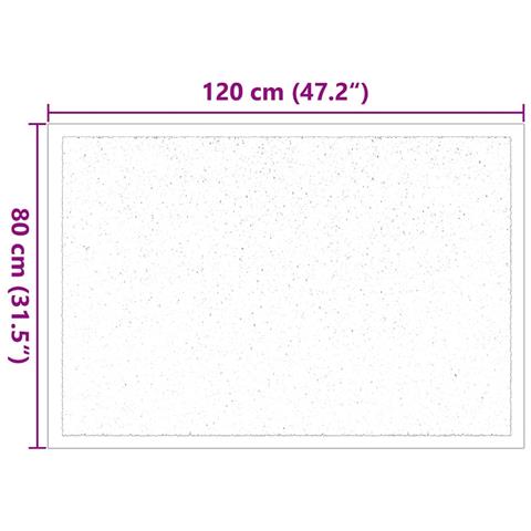 Tappetino Beige 60 x 40 x 1.2 cm Tessuto Teddy - Foto 7