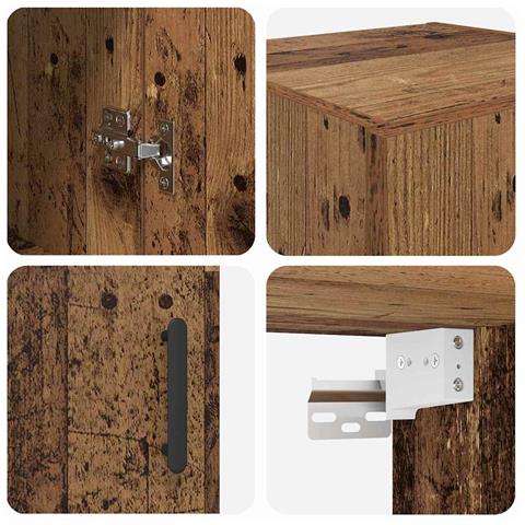 Pensile Legno vecchio 34,5 x 34 x 90 cm Legno multistrato - Foto 9