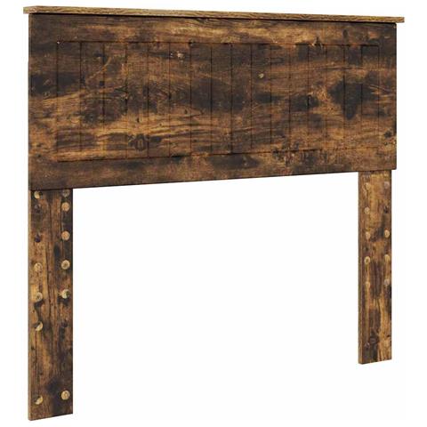 Testiera con testiera Rovere fumé 100 cm Legno multistrato - Foto 1