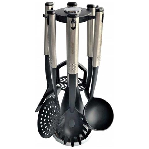 Set di utensili da cucina antigraffio KH-1569 con supporto - Foto 1