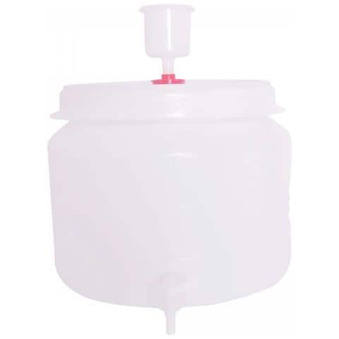 Barile Di Plastica Fusto In Plastica - Con Tappo Di Fermentazione E Rubinetto - Foto 1