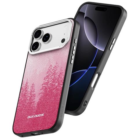 Cover per iPhone 17 Pro Max - TPU+PC+Pelle /PU, Rosso, MagSafe - Foto 2