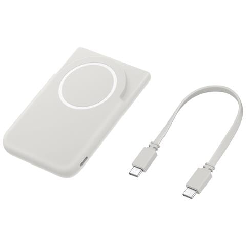 Powerbank Magsafe 5000mah Compatibile Ricarica Wireless 15w Con Supporto Integrato, Grigio - Foto 10