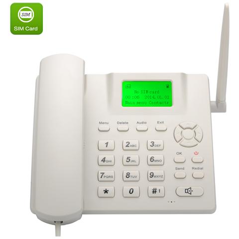 Wireless Quad Band GSM Desk Phone (Bianco) - Foto 1