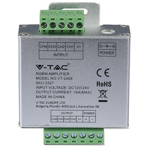 Amplificatore Per Controller Strisce Led Rgb+w Vt-2408 3327 - Foto 2