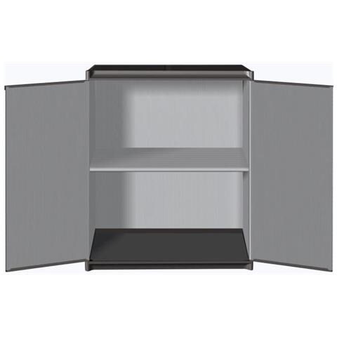 Armoire De Rangement Basse En Rsine 1 Tablette - Foto 2