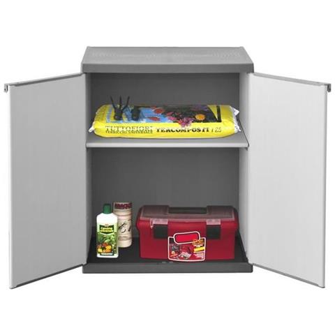 Armoire De Rangement Basse En Rsine 1 Tablette - Foto 4