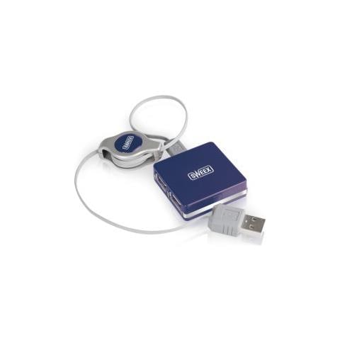 4 Port USB Hub Acai Berry Blue - Foto 2