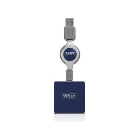4 Port USB Hub Acai Berry Blue - Foto 5