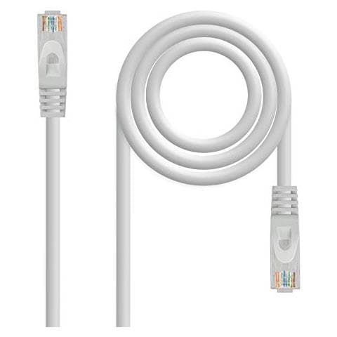 10.20.1801 - Cavo di rete Ethernet RJ45 LSZH Cat. 6A UTP, AWG24, rame 100%, non-allogeno, grigio, tubo da 1.0 mts - Foto 1