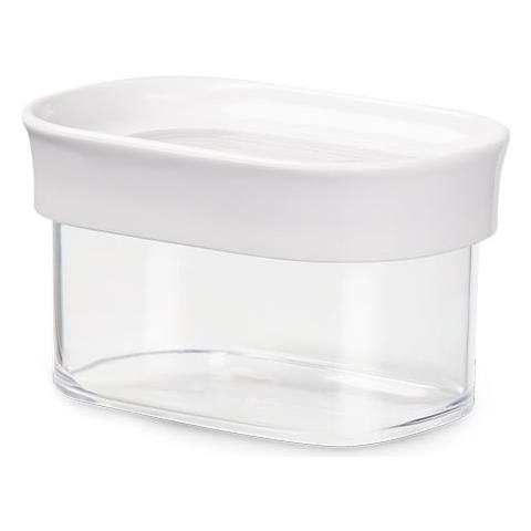 Optima Rettangolare Contenitore 0,18 L Trasparente, Bianco 1 pz - Foto 1