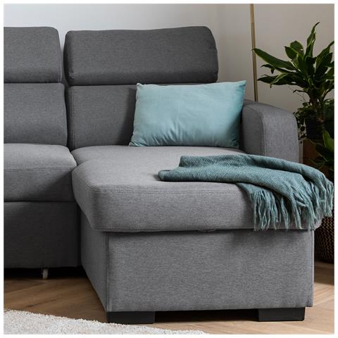 Divano Trasformabile Warren 3 Posti Grigio - Foto 14