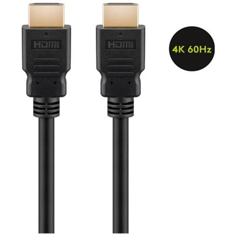 Cavo Hdmi 2.0 Goobay Da 5,0 M Nero - Foto 2