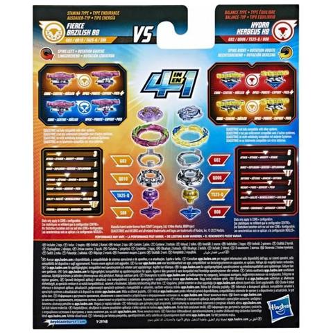 Trottola Hydra Kerbeus K8 Vs Fierce Bazilisk B8 Beyblade 2 Unità - Foto 2