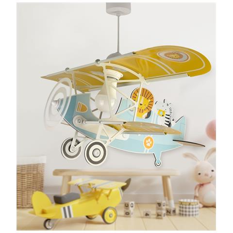Lampada Da Soffitto Per Bambini Aereo Piccolo Leone - Foto 1