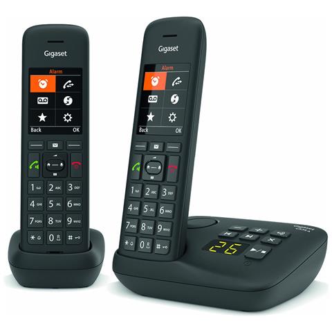 Telefono Cordless Duo Dect Nero Con Segreteria Telefonica - C575aduo - Foto 1