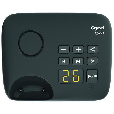Telefono Cordless Duo Dect Nero Con Segreteria Telefonica - C575aduo - Foto 2